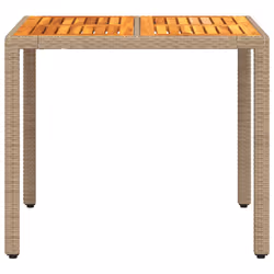 VidaXL 368124 tavolo da esterno Beige, Marrone - Vista aggiuntiva 5
