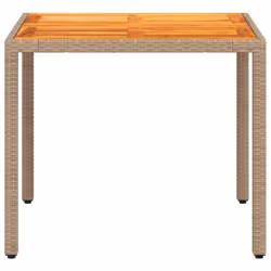 VidaXL 368124 tavolo da esterno Beige, Marrone - Vista aggiuntiva 6
