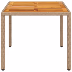 VidaXL 368127 tavolo da esterno Beige, Marrone - Vista aggiuntiva 6