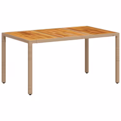VidaXL 368127 tavolo da esterno Beige, Marrone - Vista aggiuntiva 7