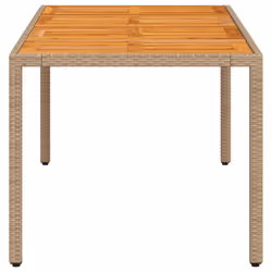 VidaXL 368130 tavolo da esterno Beige, Marrone - Vista aggiuntiva 6