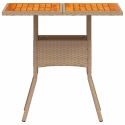 VidaXL 368133 tavolo da esterno Beige, Marrone - Vista aggiuntiva 5
