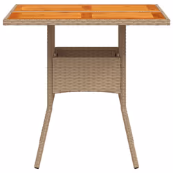 VidaXL 368133 tavolo da esterno Beige, Marrone - Vista aggiuntiva 6