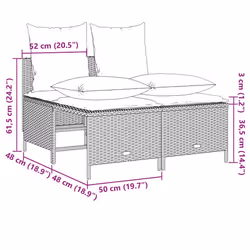 VidaXL 368383 set mobili da esterno - Vista aggiuntiva 7