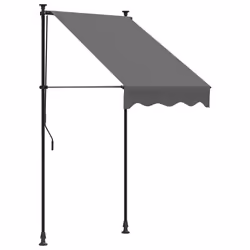 Tendada Sole Retrattile Antracite 100x150 cm Tessuto e Acciaiocod mxl 91441 - Vista aggiuntiva 2