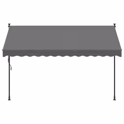 Tendada Sole Retrattile Antracite 300x150 cm Tessuto e Acciaiocod mxl 115415 - Vista aggiuntiva 3