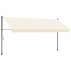 Tendada Sole Retrattile Crema 400x150 cm in Tessuto e Acciaiocod mxl 115418 - Vista aggiuntiva 2