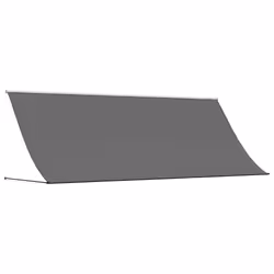 Tendada Sole Retrattile Antracite 400x150 cm Tessuto e Acciaiocod mxl 116458 - Vista aggiuntiva 2