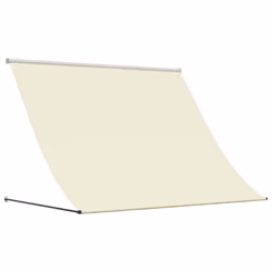 vidaXL Tenda da Sole Retrattile Crema 200x150 cm in Tessuto e Acciaio - Vista aggiuntiva 2