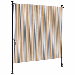Tendaa Rullo Esterno Gialla e Bianca 150x270cm Tessuto Acciaiocod mxl 93018 - Vista aggiuntiva 2