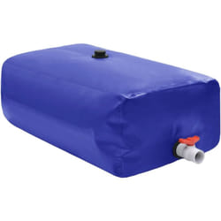 Serbatoio Acqua con Rubinetto Pieghevole 360 l in pvc Vidaxl 17783