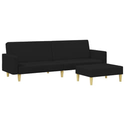 VidaXL 3216226 divano Nero