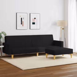 VidaXL 3216226 divano Nero
