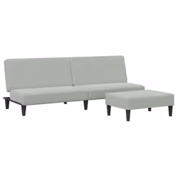 VidaXL 3216231, Grigio, Schiuma, Poliestere, Polywood, 770 mm, 550 mm, 310 mm