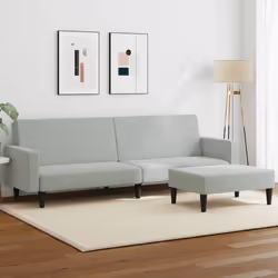 VidaXL 3216236 divano Grigio