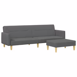 VidaXL 3216244, Grigio, Schiuma, Poliestere, Polywood, 770 mm, 550 mm, 310 mm