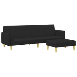 VidaXL 3216245 divano Nero