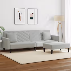 VidaXL 3216268 set di mobili per soggiorno Grigio