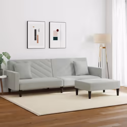 VidaXL 3216268 set di mobili per soggiorno Grigio