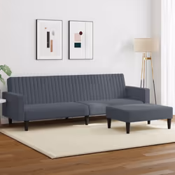 VidaXL 3216281 set di mobili per soggiorno Grigio