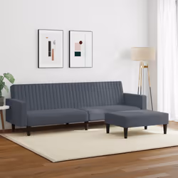 VidaXL 3216281 set di mobili per soggiorno Grigio