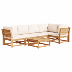 VidaXL 3214285, Crema, Legno di acacia, 110 kg, Adulti e bambini, 630 mm, 630 mm