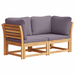 VidaXL 3214315, Grigio scuro, Legno di acacia, 110 kg, Adulti e bambini, 730 mm, 705 mm