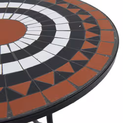 VidaXL 3216355 set mobili da esterno Terracotta, Bianco - Vista aggiuntiva 7