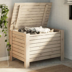 Vidaxl - Contenitore con Coperchio rana 80x49x54 cm Legno Massello Pino 314257