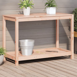 Vidaxl - Tavolo Invaso con Ripiano 108x50x75 cm Legno Massello Douglas