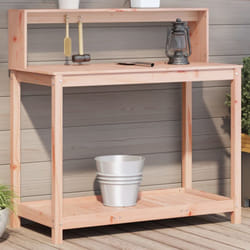 Vidaxl - Tavolo Invaso con Ripiani 108x50x109,5cm Legno Massello Douglas