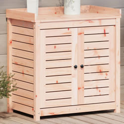 Tavolo Invaso con Ripiani 82,5x50x86,5cm Legno Massello Douglas Vidaxl 25200