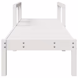 VidaXL 832539 sedia da esterno Terrazzo Seduta imbottita Legno di pino Bianco - Vista aggiuntiva 4