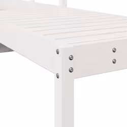 VidaXL 832539 sedia da esterno Terrazzo Seduta imbottita Legno di pino Bianco - Vista aggiuntiva 8