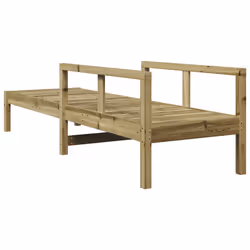 VidaXL 832542 sedia da esterno Terrazzo Seduta imbottita Legno di pino - Vista aggiuntiva 6
