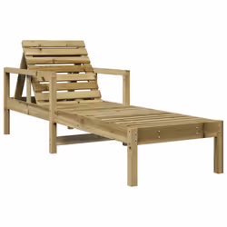 VidaXL 832542 sedia da esterno Terrazzo Seduta imbottita Legno di pino - Vista aggiuntiva 7