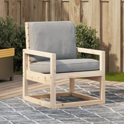 VidaXL 832547 sedia da esterno Terrazzo Seduta imbottita Legno di pino