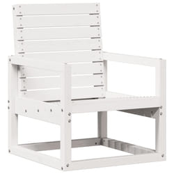 VidaXL 832548 sedia da esterno Pino Bianco