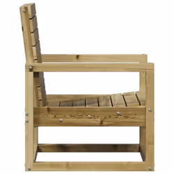 VidaXL 832551 sedia da esterno Terrazzo Seduta imbottita Legno di pino - Vista aggiuntiva 5