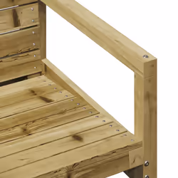 VidaXL 832551 sedia da esterno Terrazzo Seduta imbottita Legno di pino - Vista aggiuntiva 7
