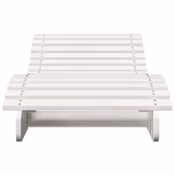 VidaXL 832581 sedia da esterno Salone Seduta imbottita Legno di pino Bianco - Vista aggiuntiva 4