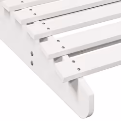 VidaXL 832581 sedia da esterno Salone Seduta imbottita Legno di pino Bianco - Vista aggiuntiva 7