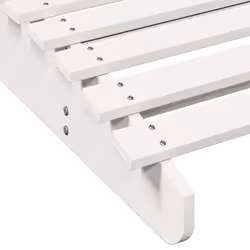 VidaXL 832589 sedia da esterno Salone Seduta imbottita Legno di pino Bianco - Vista aggiuntiva 7
