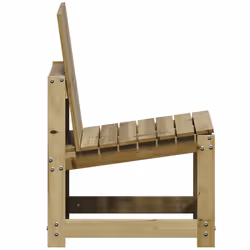 VidaXL 832624 sedia da esterno Terrazzo Legno di pino - Vista aggiuntiva 5