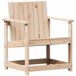 vidaXL Sedia da Giardino 62x56x77 cm in Legno Massello di Pino - Vista aggiuntiva 2