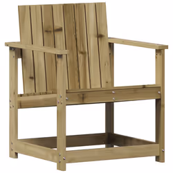 Sedia da Giardino 62x56x77 cm in Legno Impregnato di Pinocod mxl 91422 - Vista aggiuntiva 2