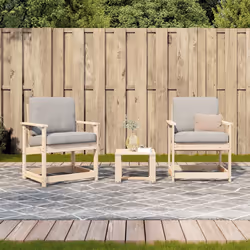 VidaXL 832630 sedia da esterno Terrazzo Legno di pino - Vista aggiuntiva 3