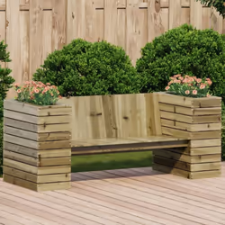 Con questa panchina con la fioriera in legno non dovrete più scegliere tra aggiungere al vostro patio una comoda seduta oppur ...