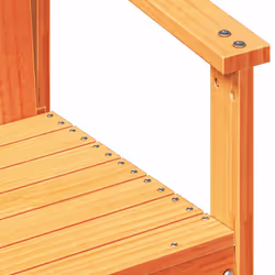 VidaXL 844663 sedia da esterno Terrazzo Legno di pino Marrone - Vista aggiuntiva 7