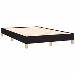 vidaXL Giroletto senza Materasso Nero 120x190 cm in Tessuto - Vista aggiuntiva 3